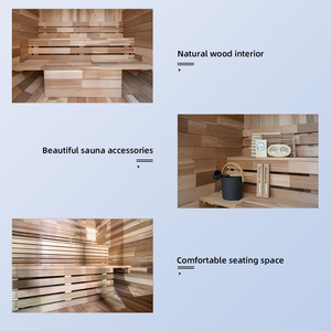 Tradition Bois De Cèdre Maison Jardin <span class=keywords><strong>Sauna</strong></span> Personnalisé Grande Taille Garten <span class=keywords><strong>Sauna</strong></span> Humide Extérieur Salles pour L'extérieur - Product Image 5