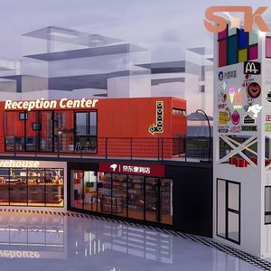 <span class=keywords><strong>Maison</strong></span> conteneur moderne en acier coloré pour salon de thé, café, ou stand de restauration rapide – <span class=keywords><strong>Maison</strong></span> mobile créative en conteneur - Product Image 5