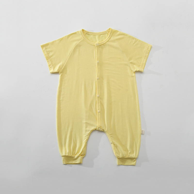 Jaune clair-manches courtes