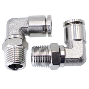 Conexiones de Tubo de Acero Inoxidable, Conexiones Neumáticas de Acero Inoxidable para Tuberías de Aire, Conexiones de Aire a Presión para la Industria Alimentaria - Product Image 1