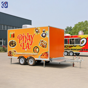 CAMPTRL Rimorchio per Hot Dog Completamente Attrezzato, Food Truck per Caffè, Rimorchio per Catering, Piccola Cucina Mobile Quadrata - Product Image 4