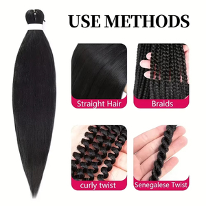 Extensions de cheveux synthétiques tressés EZ à trame simple 4X de 60 pouces et 300 g, vente chaude, pour tresses africaines, vente en gros - Product Image 5