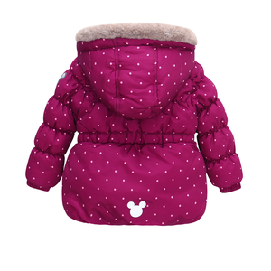 Nueva Colección de Invierno: Chaquetas Acolchadas con Capucha para Niñas, Abrigo Rosa con Estampado de Dibujos Animados, Chaqueta Abrigada para Niñas - Product Image 2