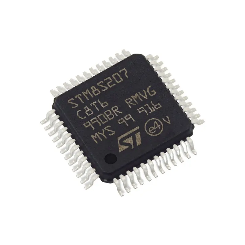 STM8S207C8T6 ไมโครคอนโทรลเลอร์ IC MCU 8BIT 64KB แฟลช 48LQFP อิเล็กทรอนิกส์วงจรรวม STM8S207C8T6