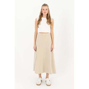 Falda acampanada de gabardina para mujer Polo Ralph Lauren, cintura regular, algodón y fibra de bambú, ajuste cómodo 18188ETK - Product Image 5