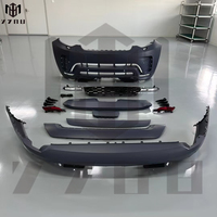 Kit de carrosserie de conversion Facelift 2021 pour Land Rover Discovery 5 2017-2020 Pare-chocs avant et arrière avec calandre