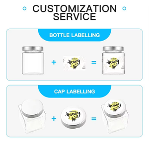 Botella <span class=keywords><strong>de</strong></span> vidrio para bebidas <span class=keywords><strong>de</strong></span> leche personalizada, botellas <span class=keywords><strong>de</strong></span> vidrio transparentes vacías redondas para café con <span class=keywords><strong>miel</strong></span> - Product Image 2