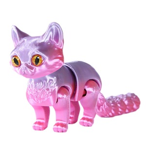 Nuevo Juguete Articulado Flexible para Aliviar el Estrés, Decoración de Escritorio, Juguete para Gatos, Impresión 3D para Adultos y Niños, Entretenimiento - Product Image 2