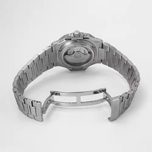 Reloj Mecánico Miyota de Acero Inoxidable con Cristal de Zafiro, Estilo Hip-Hop, Resistente al Agua 3BAR, con Indicador de Fecha y Reserva de Energía - Product Image 6