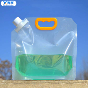 Pochette souple personnalisée à grande capacité avec poignée et bec verseur pour bière, céréales, haricots, liquide <span class=keywords><strong>de</strong></span> lavage - Product Image 4