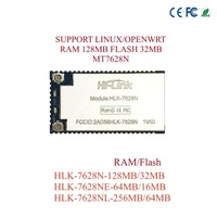 Módulo de Router Inalámbrico WiFi HLK-7628N MT7628 OpenWrt, Placa de Prueba Linux para Gateway 4G LTE con 256MB 128MB 32MB 7628NE 7628NL