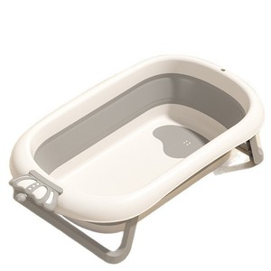 Baby <b>Bath</b> Tub Foldable Large Size For Toddlers Newborn Home Use Plastic Multifunctional Bathtub - Product Image 1