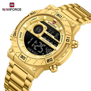 Reloj NAVIFORCE 9241S, Nuevo Reloj Popular, Reloj Digital de Moda Luminoso con Alarma a Prueba de Agua para Hombre, Reloj de Lujo - Product Image 1