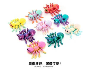 Araña de cristal impresa en 3D, juguete de simulación de animal móvil que gatea, decoración de escritorio multi-ojo, superventas transfronterizo - Product Image 6