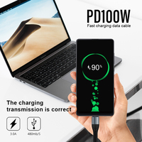 Câble de charge rapide USB Type-C tressé en nylon, vente en gros d'usine, câble de données pour téléphone portable