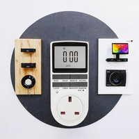 Temporizador Digital Electrónico Mini Impermeable de Fábrica Directa, Enchufe Programable Semanal Digital LCD