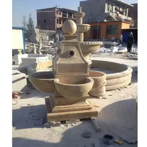 Hot sale factory stone fountain decorative hanging lion head water wall fountain for outdoor