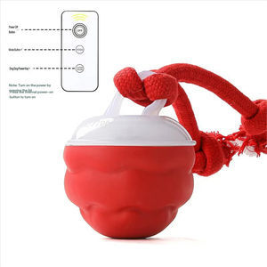 Silikon TPR Malzemeden Elektrikli Sallanan Top Köpek Oyuncağı - Otomatik İnteraktif Isırmaya Dayanıklı Kendi Kendine Rahatlatıcı Zıplayan Oyuncak - Product Image 3