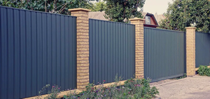 לוחות גדר צבע אוסטרלי גן חצר חיצונית חצר מגולוונת פלדה מגולוונת פרטיות אלומיניום התאספו בקלות 3D מידול - Product Image 5