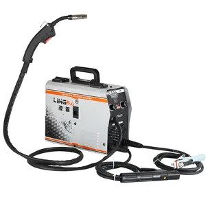 Semi-Automatic Synergy 110V/220V Dual Voltage 160A Gas Gasless IGBT Inverter Mag Mig welding machine 5 in 1