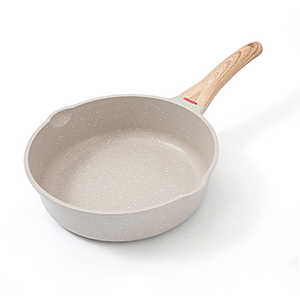 Padella in Alluminio Pressofuso per Gas e Induzione, Design Classico Moderno, Antiaderente in Granito, per Cucina Domestica - Product Image 5