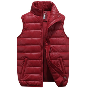 Chaleco Casual Moderno de Alta Calidad, Holgado, Talla Grande, para Uso Diario, con Cuello Alto y Acolchado Horizontal para Hombre - Product Image 3
