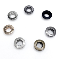 Œillets métalliques plats plaqués or en laiton/acier inoxydable, personnalisés pour chaussures, sangles en cuir et vêtements