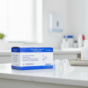 เข็มฉีดยาอินซูลินแบบใช้แล้วทิ้ง ขนาด 31G 8 มม. สำหรับสุนัข ปลอดภัยและเชื่อถือได้สำหรับการใช้งานในสัตวแพทย์ - Product Image 1