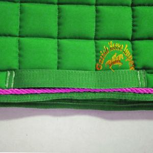 Couverture de selle d'équitation, tapis de selle équine, couverture de couleurs vertes, produits équestres, nouveau Design, vente en gros, personnalisé - Product Image 2