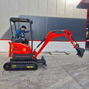 Gratis Levering Compacte Graafmachine <span class=keywords><strong>Mini</strong></span> <span class=keywords><strong>Tractor</strong></span> Rupsdieselmotor Met Hydraulisch Systeem Cabine Te Koop - Product Image 4