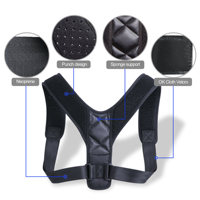 Correcteur de posture réglable Star pour hommes et femmes, ceinture de soutien dorsal respirante