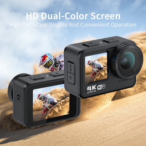 Caméra d'action <span class=keywords><strong>Ausek</strong></span> 4K WiFi étanche 21M avec zoom optique 10x 30MP, réduction du bruit, grand angle 170°, carte SD, écran 2.0" - Product Image 1