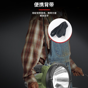 ไฟฉาย LED แบบชาร์จไฟได้ Newjia กำลังสูง สำหรับตั้งแคมป์กลางแจ้ง - Product Image 3