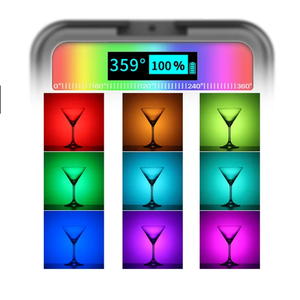 ไฟวิดีโอ LED สี RGB รุ่นใหม่ Mini <span class=keywords><strong>Ulanzi</strong></span> <span class=keywords><strong>VL</strong></span>-49 PRO แสงเต็มสี 2500K ถึง 9000K สำหรับกล้องถ่ายภาพ พร้อมฮันนี่โคมดิฟฟิวเซอร์ - Product Image 2