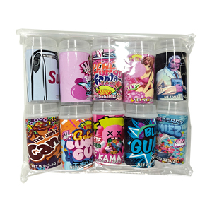 Thiết kế mới 3.5g Push-Up POP container Nắp kéo lon nhự<span class=keywords><strong>a</strong></span> chai cho Kẹo hoa khô Snack đường bao bì UV hiệu ứng thực phẩm - Product Image 2