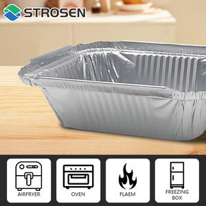 Plateaux en feuille d'aluminium en forme de rectangle au meilleur prix pour conteneur à emporter - Product Image 3