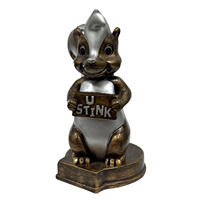 U STINK Trophée Loser en résine, souvenir sportif, trophée fantaisie en forme de mouche des toilettes