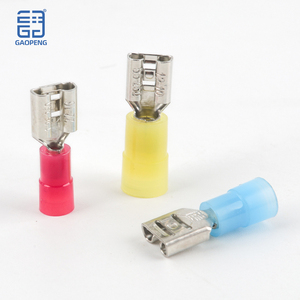 Gaopeng kết nối thiết bị đầu cuối fny Nylon pre-cách điện nữ Spade kết nối điện Brass khối thiết bị đầu cuối - Product Image 2