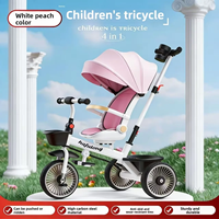 Tricycle pour enfants à prix d'usine, tricycle bébé 4 en 1 en gros de Chine, tricycle bébé pliable de l'usine de Xingtai, Hebei