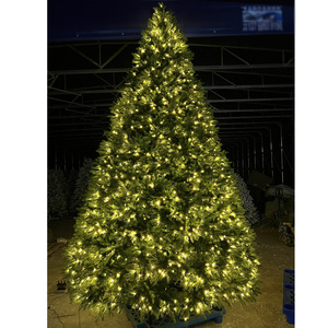 Arbre de Noël commercial d'extérieur 3m 4m, résistant aux UV, imperméable, grand arbre de Noël artificiel ignifuge pour place publique, toit - Product Image 5