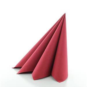 Servilletas Uni Bordeaux 40x40 cm 1/4-Fold de Linclass - Product Image 3