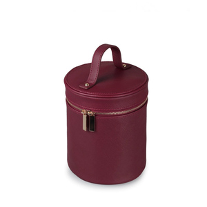 Custom Soft PU Leather <strong>Make</strong> <strong>up</strong> Brush <strong>Holder</strong> Round Cosmetic Makeup Brush Skincare Bottle Cylinder Tube Case Christmas Gift Box - Product Image 4