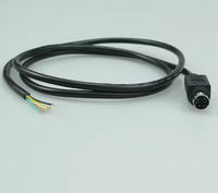 6P Mini-Din männlich gestreift verzinnt PS/2 Koaxialkabel 1,5 m Audio Auto HDTV Lautsprecher-Fabrik PVC für Maus Projektor Kamera