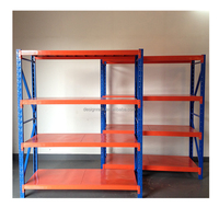 Étagères de stockage mobiles à grande portée, étagères légères pour entrepôt, matériaux de construction en acier inoxydable, étagère à outils