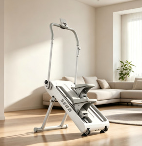 Steppeur magnétique pliable pour la maison, grimpeur d'escaliers avec réglage de pente sur 3 niveaux, silencieux, sans prise, appareil d'exercice cardio - Product Image 3