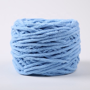 Cynthia Nhà Máy Giá Miễn Phí Mẫu 160 Gam Dày Polyester Chunky Chenille Sợi Để Làm Chenille Chăn - Product Image 3