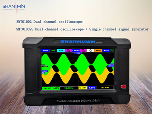 SMTO1002 <span class=keywords><strong>Osciloscopio</strong></span> <span class=keywords><strong>1GHz</strong></span> 2 canales 100MHz Ancho de banda Instrumento de alto rendimiento - Product Image 2