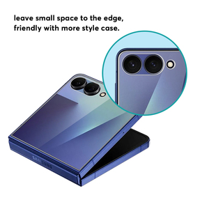 กระจกนิรภัย2.5D แบนป้องกันรอยขีดข่วนสำหรับ Samsung อุปกรณ์ป้องกันหน้าจอสำหรับ Samsung Z flip <span class=keywords><strong>8</strong></span> - Product Image 4