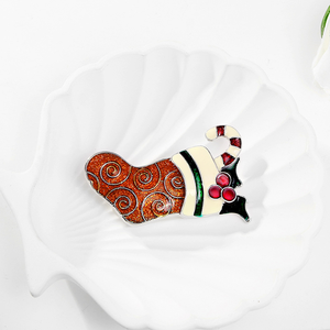 Collection <span class=keywords><strong>de</strong></span> noël bijoux dessin animé cadeau <span class=keywords><strong>de</strong></span> noël pour enfants chaussettes broche vêtements pour femmes broche cadeau décoration <span class=keywords><strong>de</strong></span> noël - Product Image 4