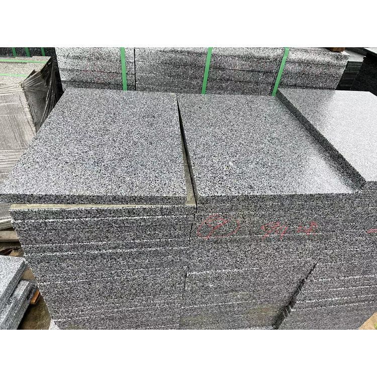 Cheap Price Flamed Dark Gray Granite